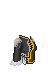 Tunique Clario (noire et or)